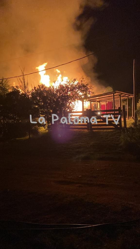 Incendio con pérdidas totales en La Serena